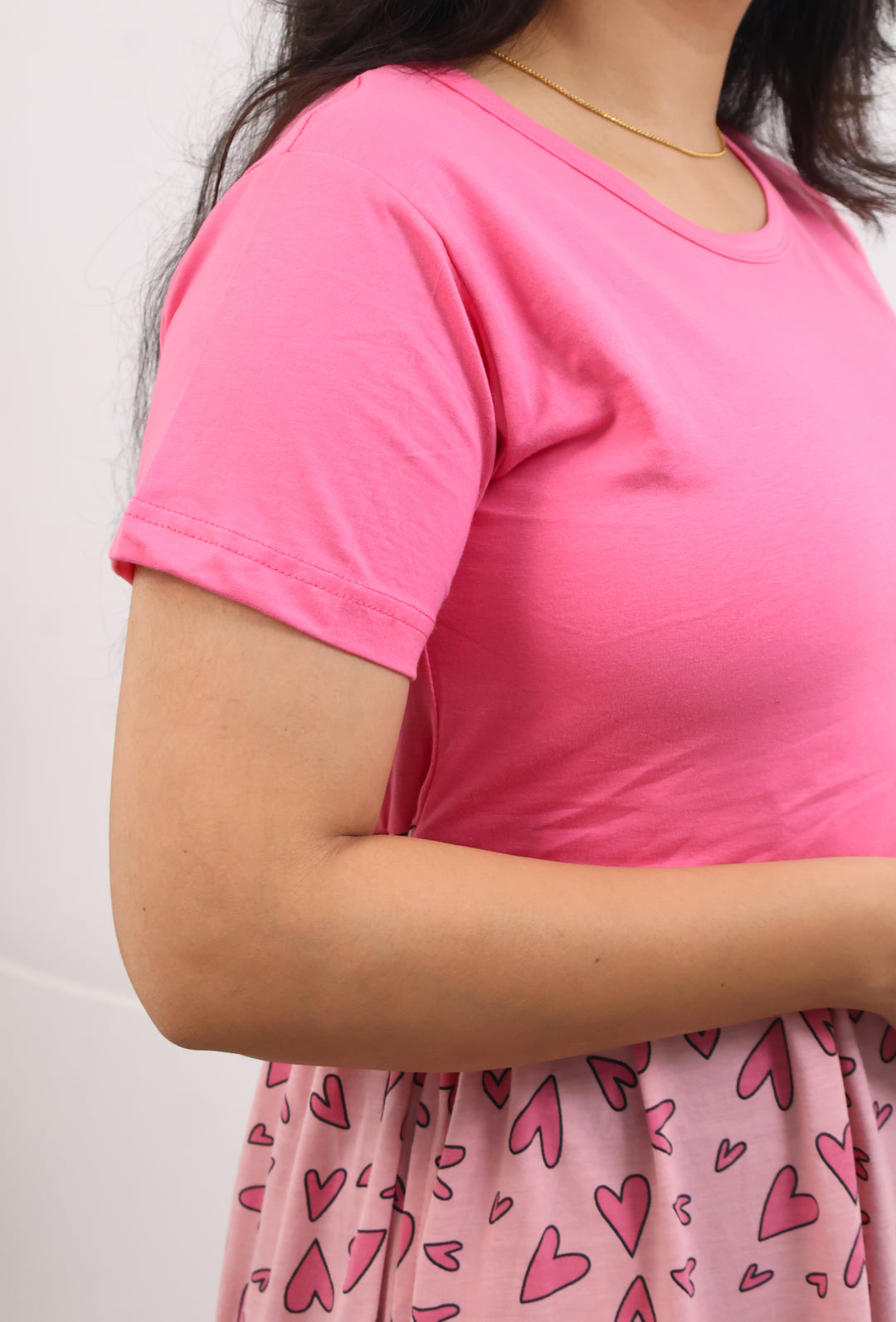 Esme Dual shade SoftCotton Full Length Maternity Loungewear