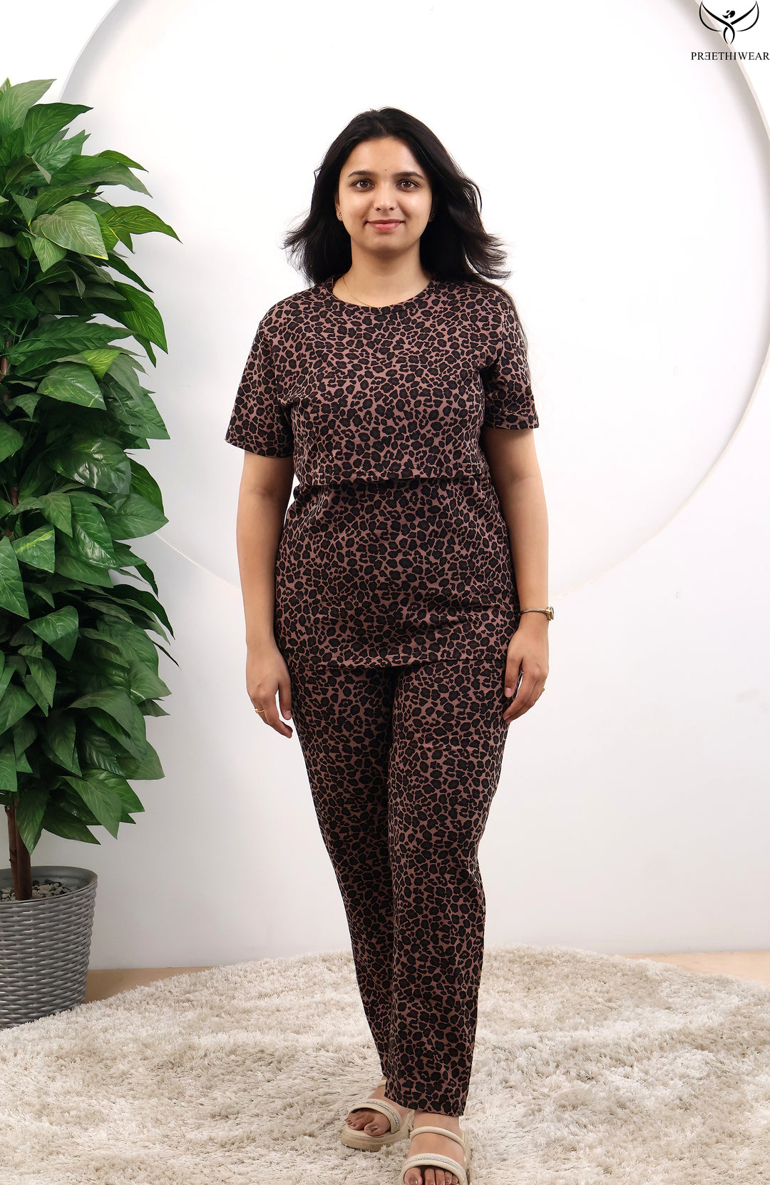 Hansi SoftCotton Maternity Top Pant Set