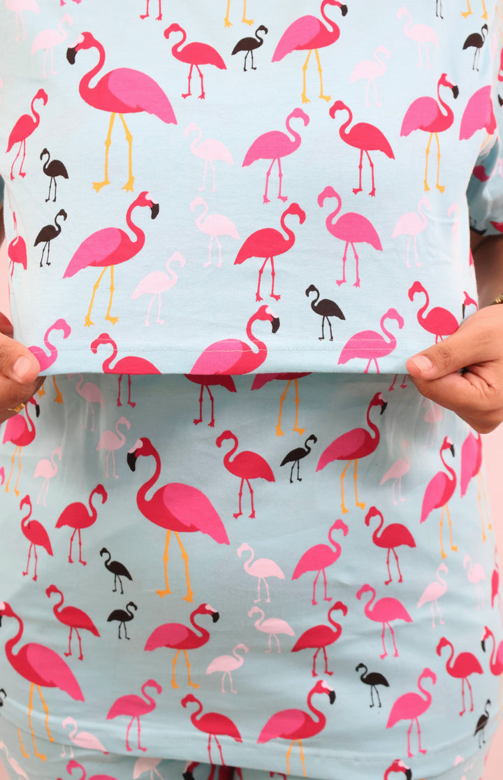 Tayira SoftCotton Maternity Top Pant Set