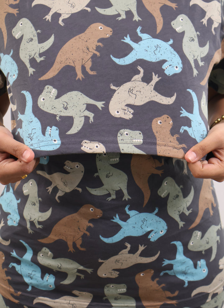 Lyency SoftCotton Maternity Top Pant Set