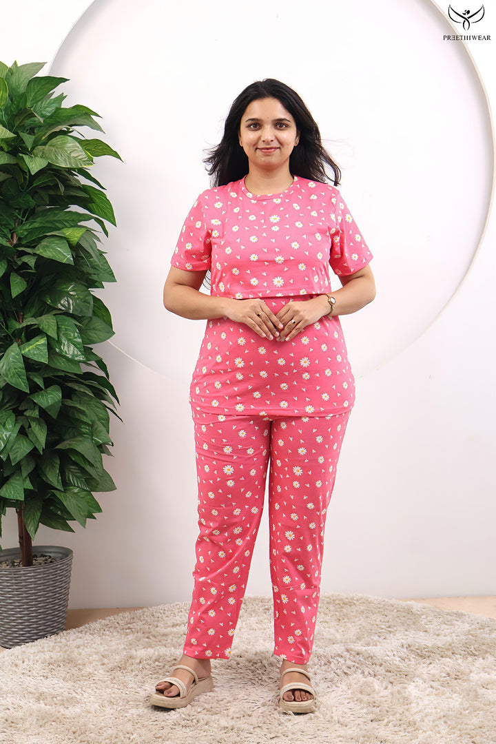 Irina SoftCotton Maternity Top Pant Set