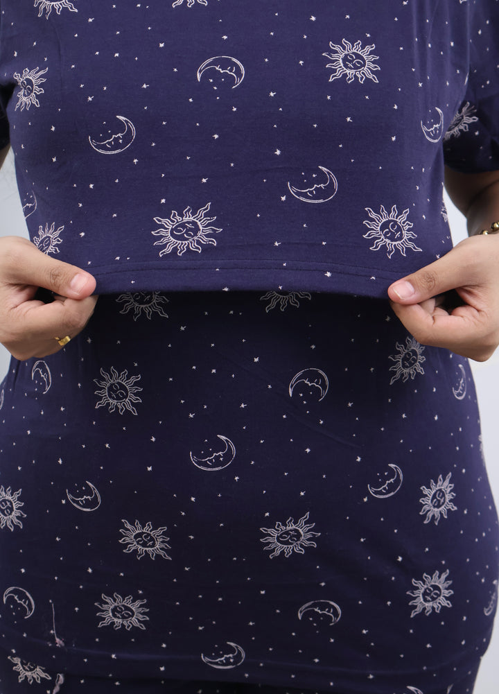 Ipsita SoftCotton Maternity Top Pant Set