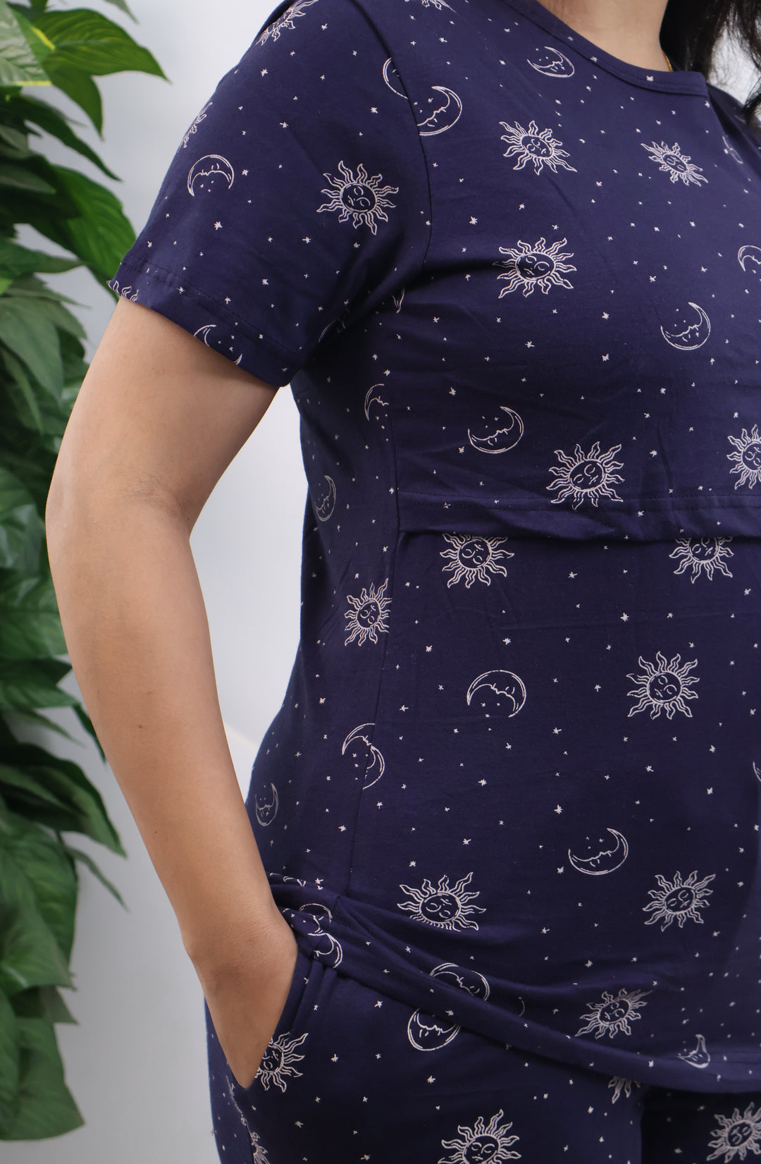 Ipsita SoftCotton Maternity Top Pant Set