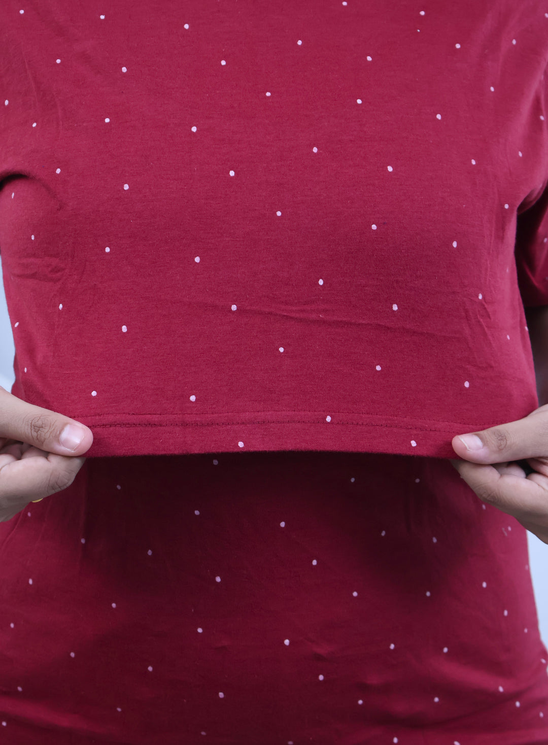 Manvi SoftCotton Maternity Top Pant Set