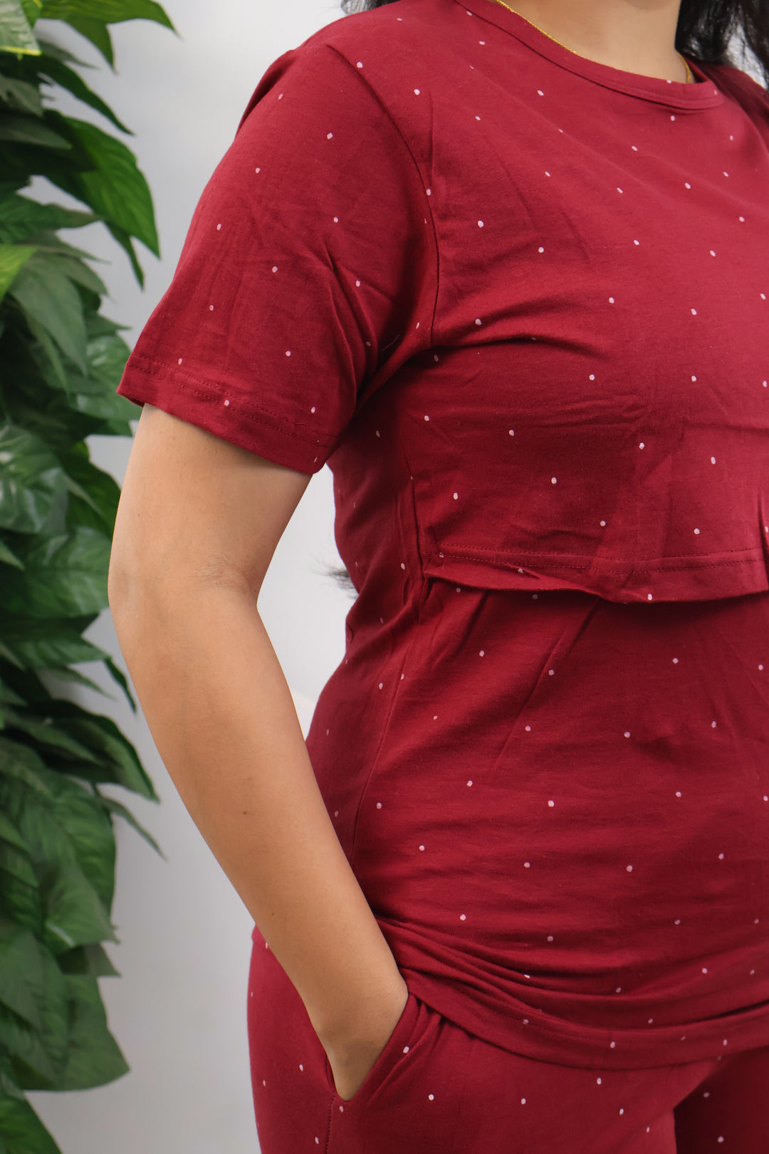 Manvi SoftCotton Maternity Top Pant Set