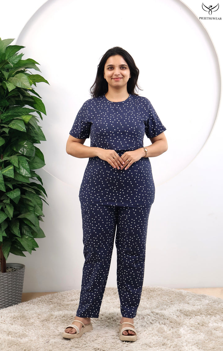 Lakini SoftCotton Maternity Top Pant Set