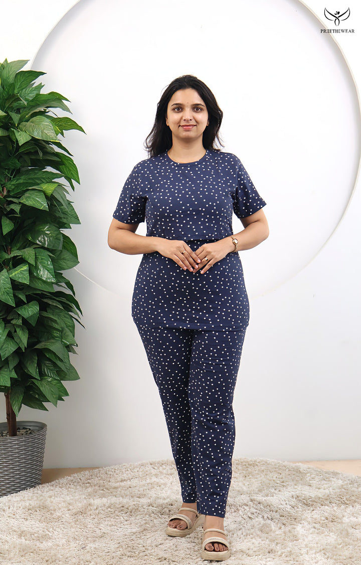 Lakini SoftCotton Maternity Top Pant Set