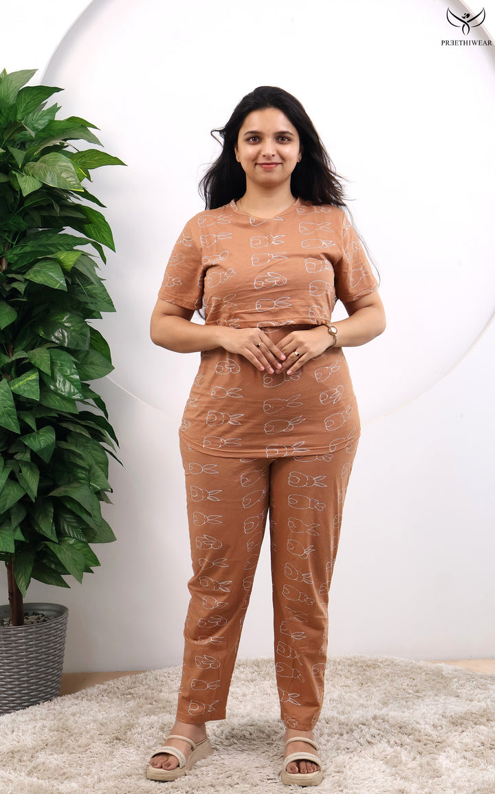 Vritika SoftCotton Maternity Top Pant Set