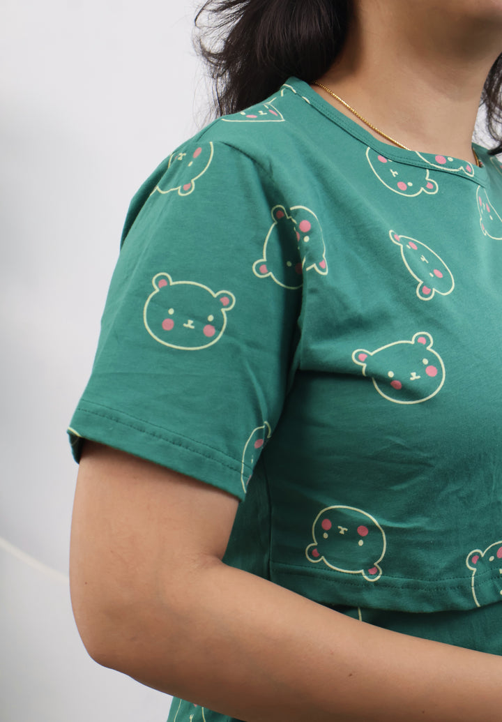 Anyia SoftCotton Maternity Top Pant Set