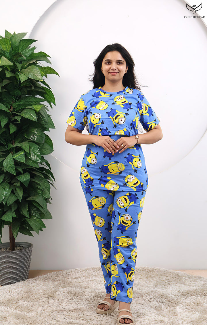 Atisha SoftCotton Maternity Top Pant Set