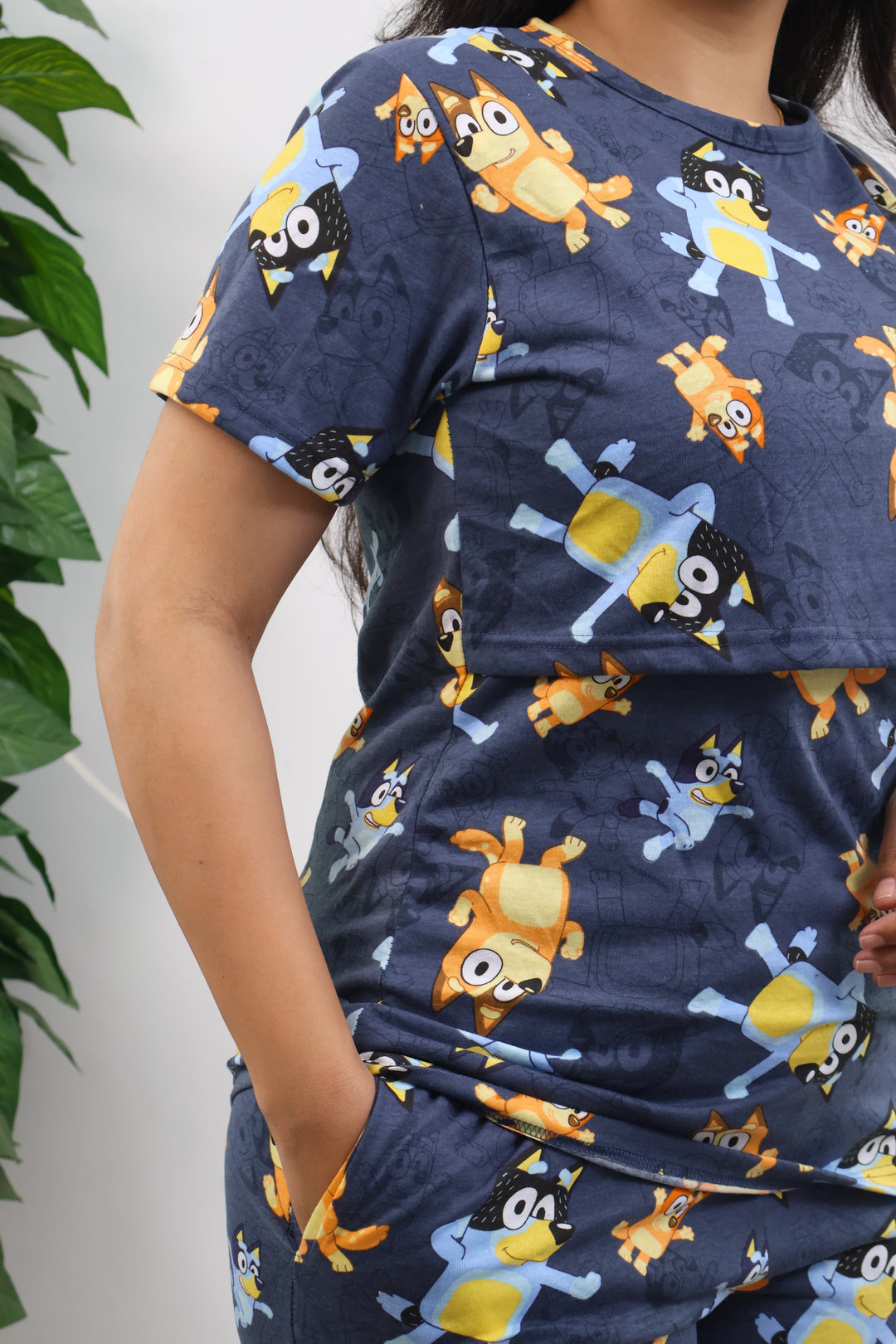 Jemima SoftCotton Maternity Top Pant Set