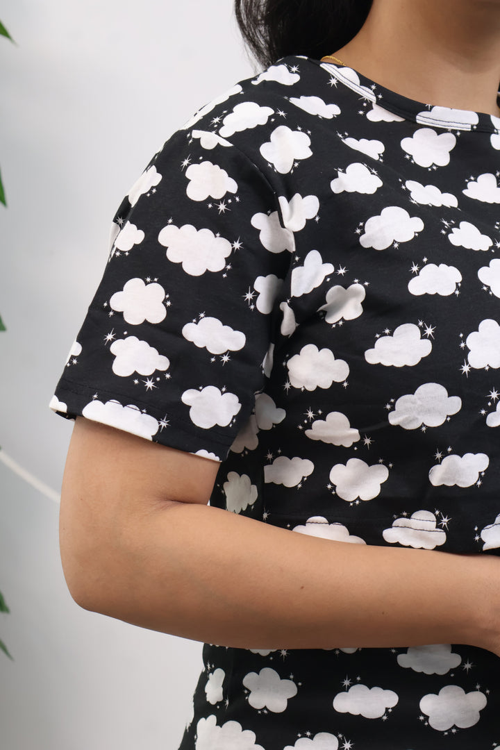 Avisha SoftCotton Maternity Top Pant Set