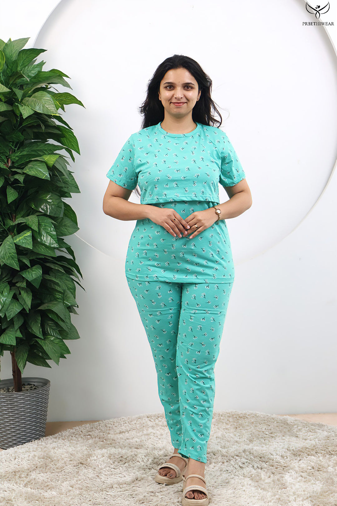 Eshita SoftCotton Maternity Top Pant Set