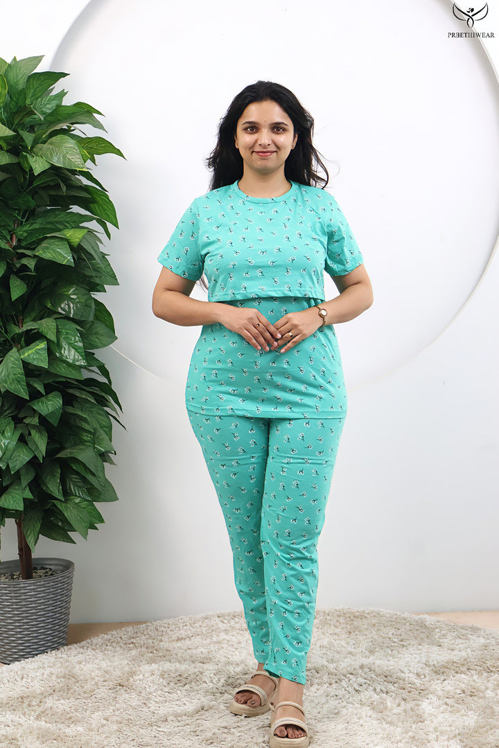 Eshita SoftCotton Maternity Top Pant Set