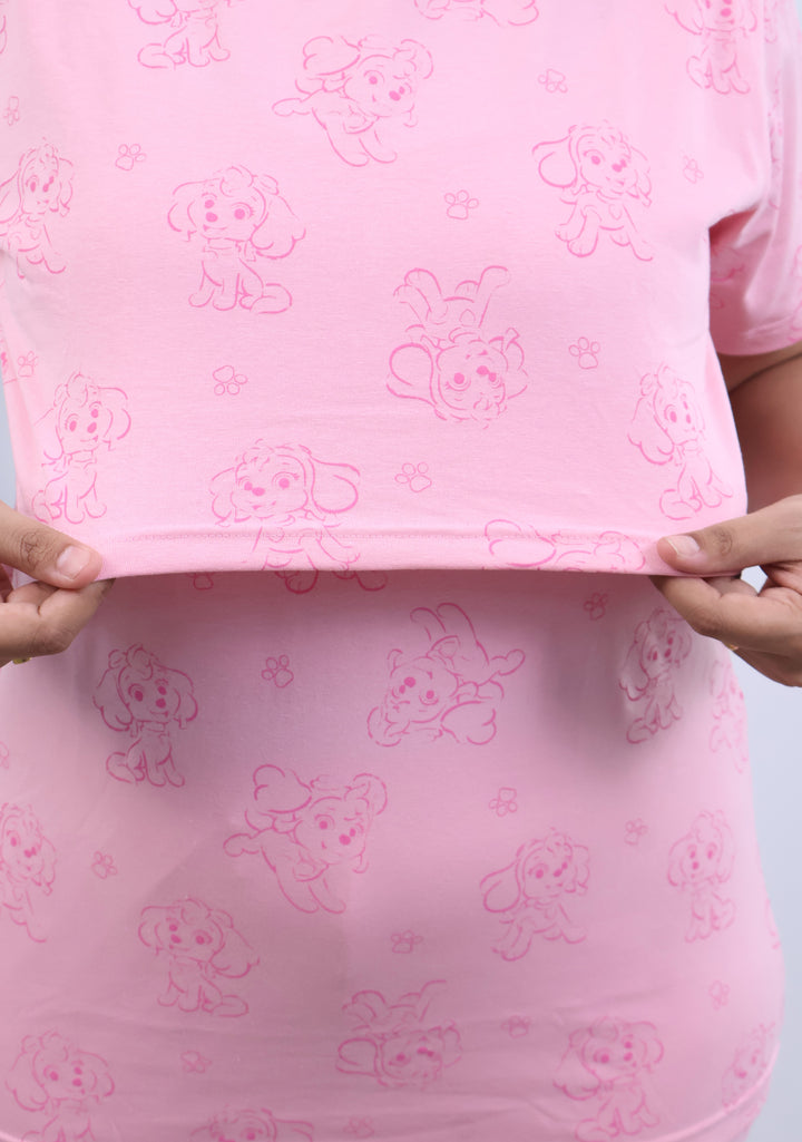 Laina SoftCotton Maternity Top Pant Set