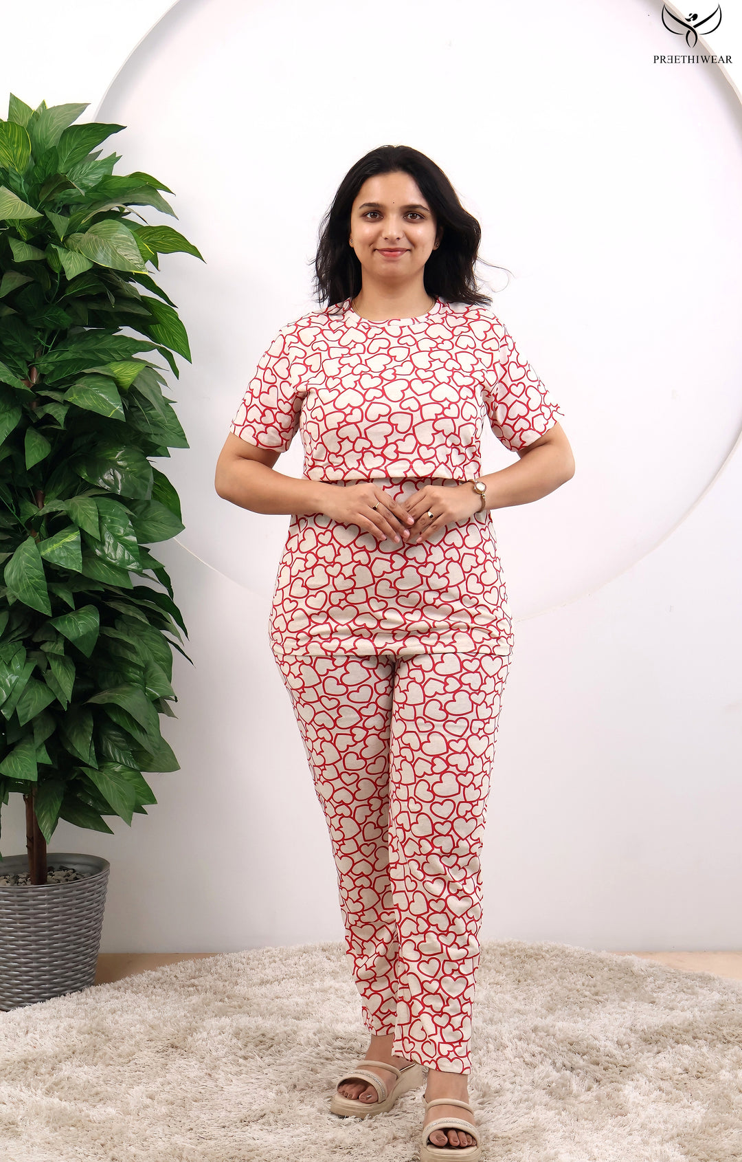 Arina SoftCotton Maternity Top Pant Set