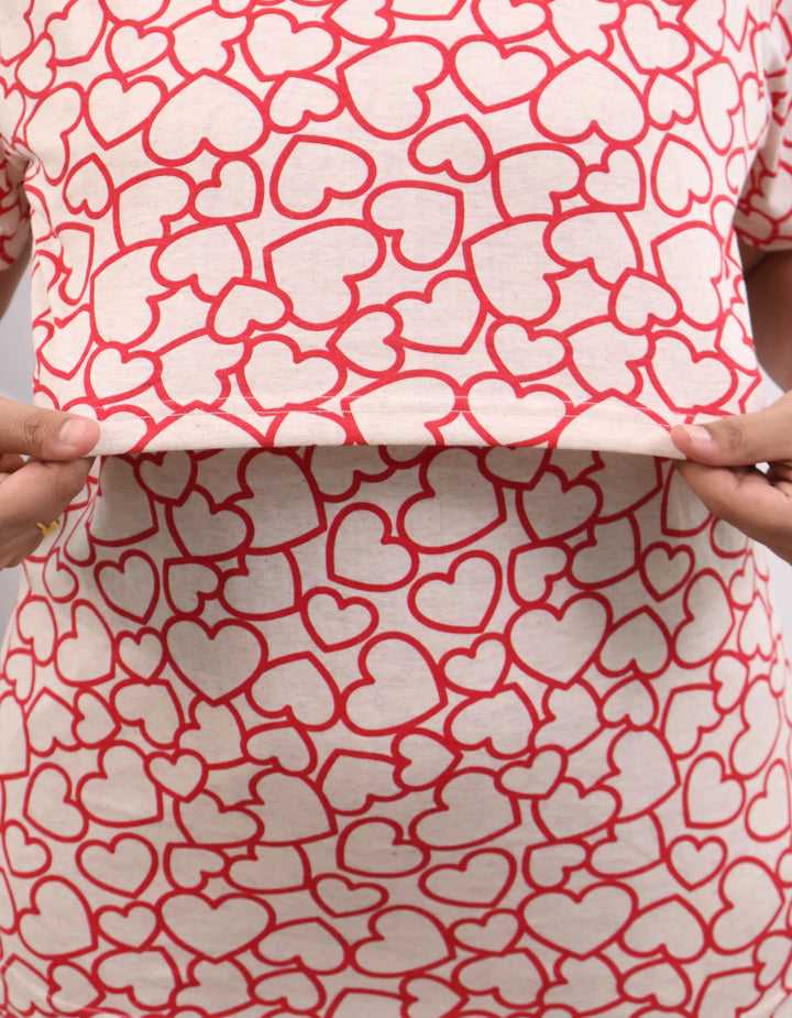 Arina SoftCotton Maternity Top Pant Set