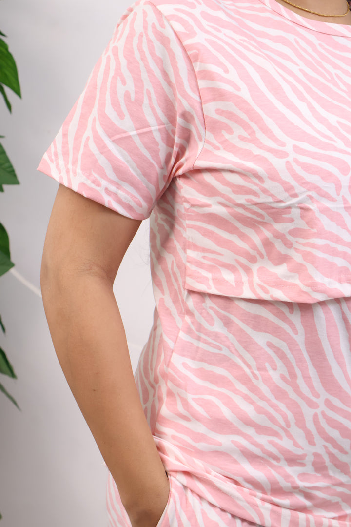 Yatika SoftCotton Maternity Top Pant Set