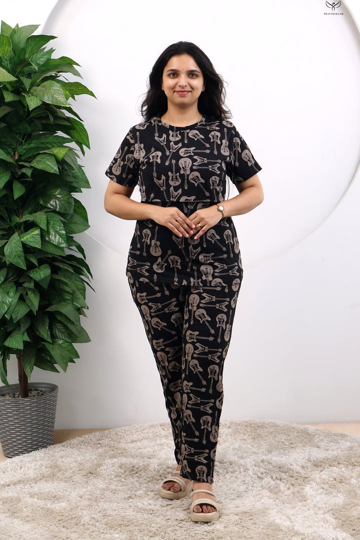 Fenal SoftCotton Maternity Top Pant Set