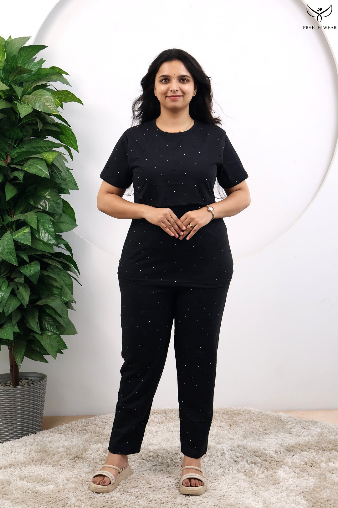 Elkya SoftCotton Maternity Top Pant Set