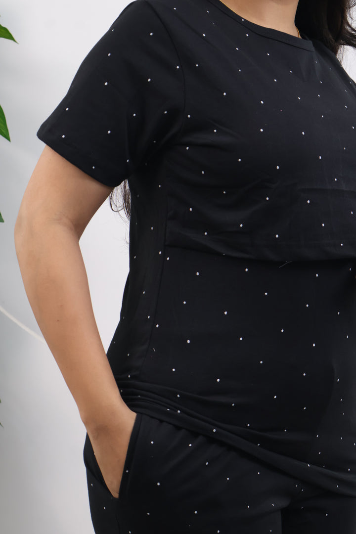 Elkya SoftCotton Maternity Top Pant Set