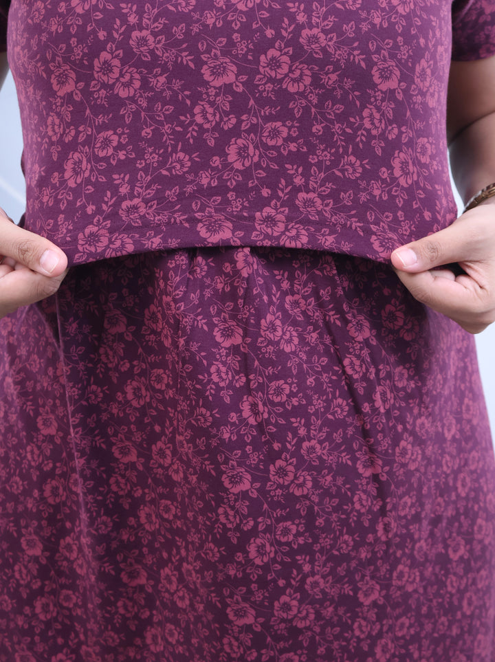 Selinya Soft Cotton Full Length Maternity Loungewear