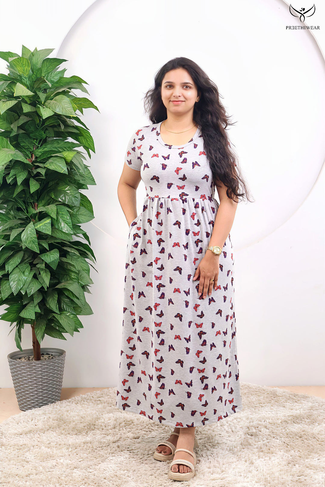 Chakrika SoftCotton Full Length  Maxi Loungewear