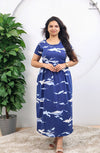 Dusehra SoftCotton Full Length Maxi Loungewear - The Maternity Store by Preethiwear