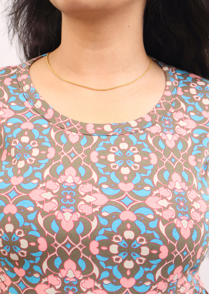 Hansal SoftCotton Full Length  Maxi Loungewear