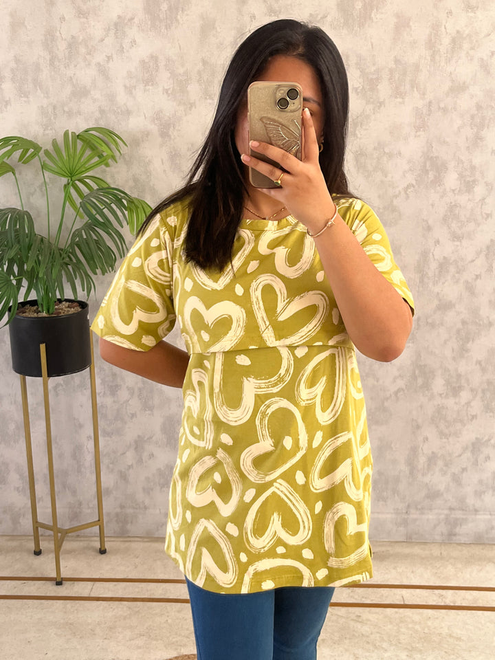 Amulya  SoftCotton Feeding T-shirt