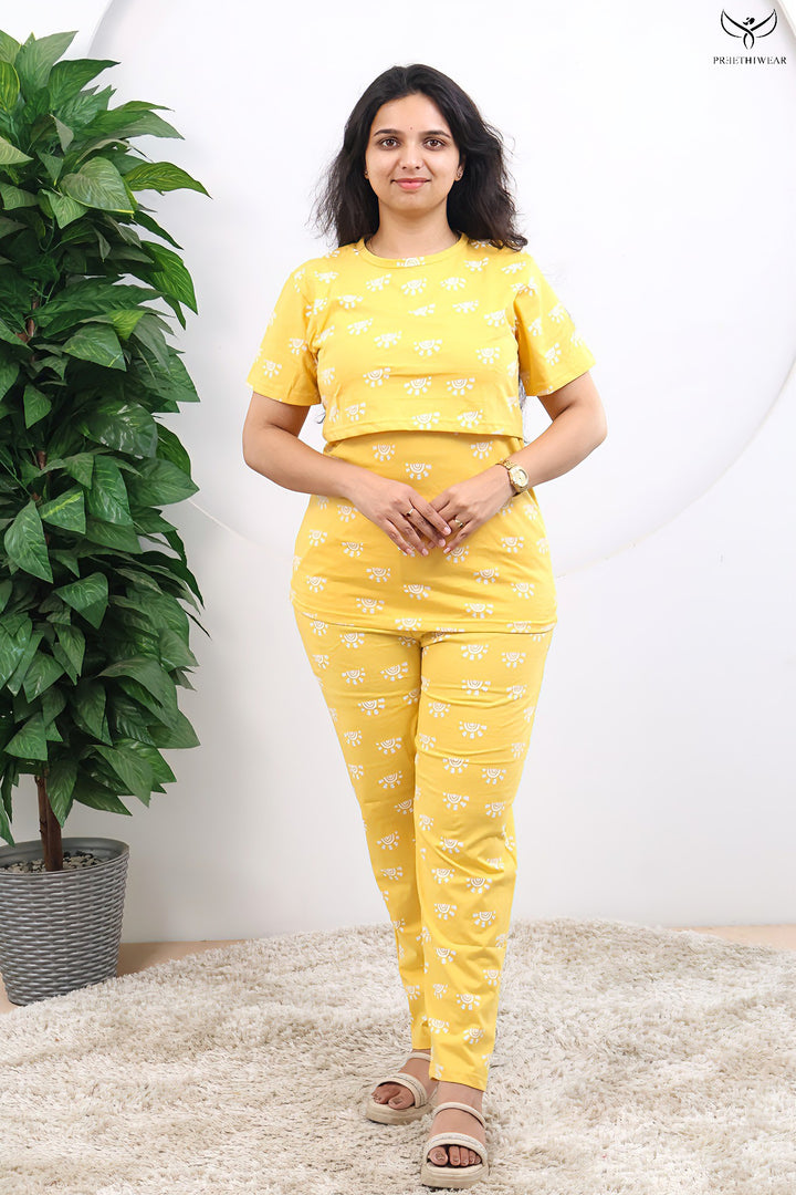 Fairooz SoftCotton Maternity Top Pant Set