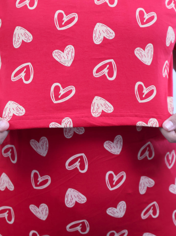 Pradika  SoftCotton Maternity Top Pant Set