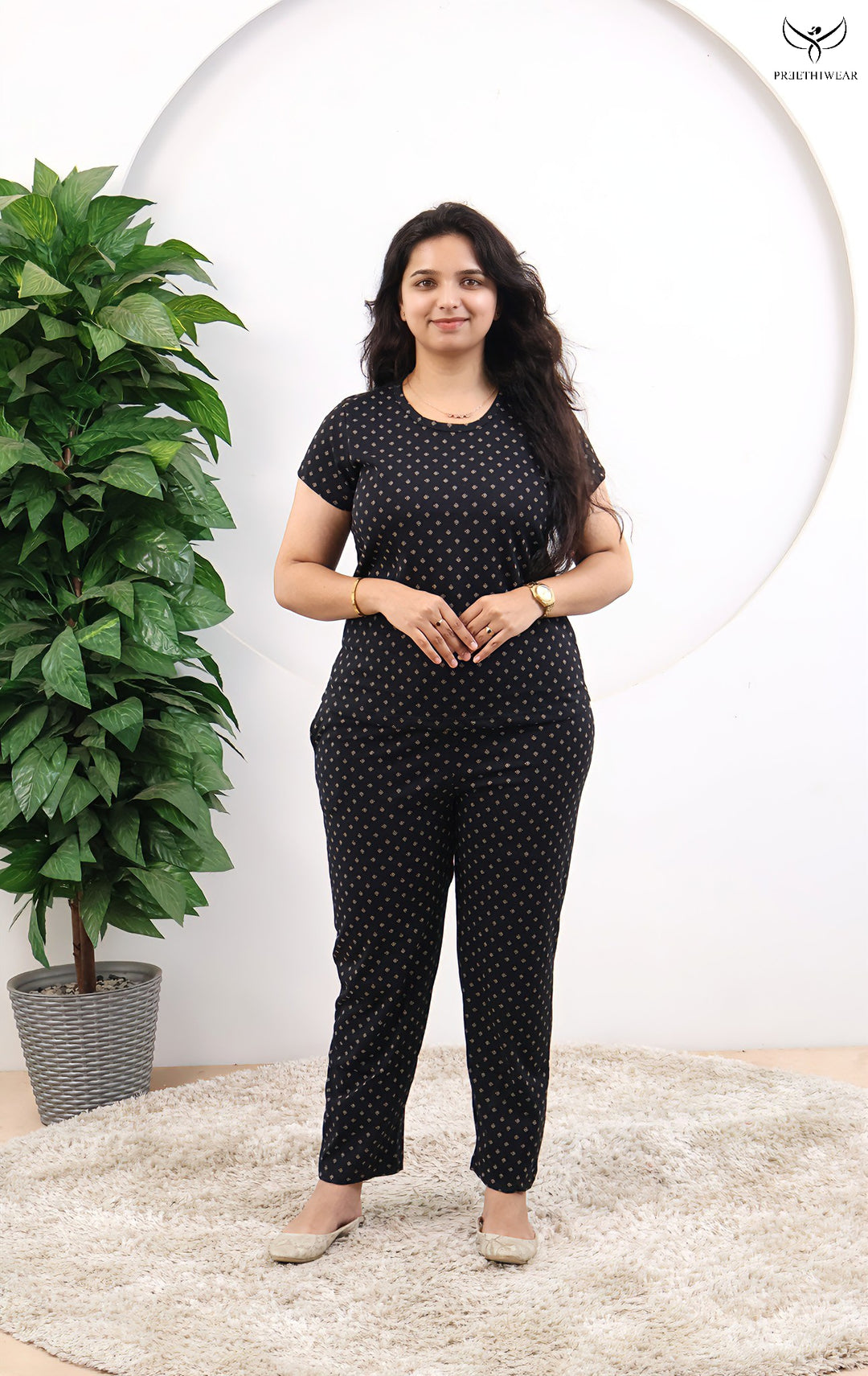 Arnita SoftCotton Lounge Wear Full Pant