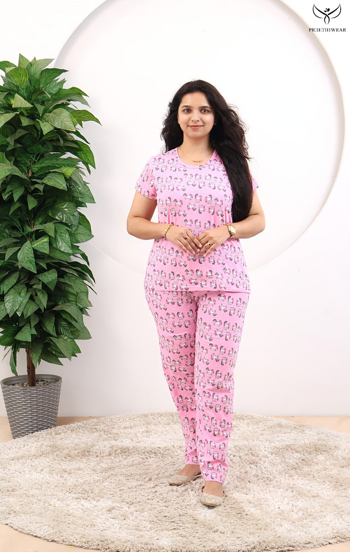 Ruvya SoftCotton Lounge Wear Full Pant