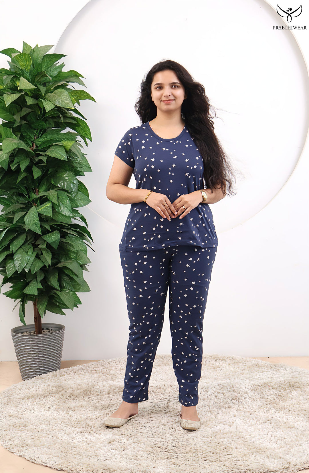 Varisha SoftCotton Lounge Wear Full Pant