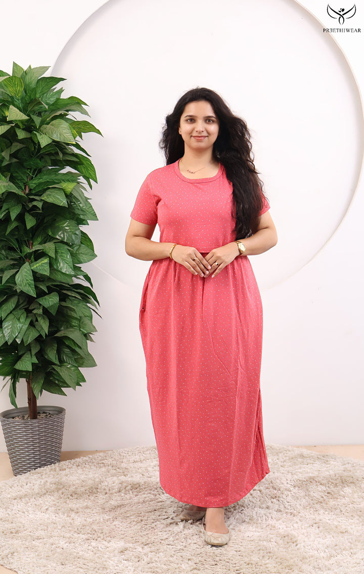 Pravalika Soft Cotton Full Length Maternity Loungewear