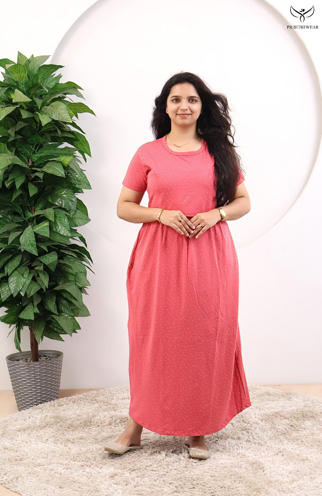 Pravalika Soft Cotton Full Length Maternity Loungewear