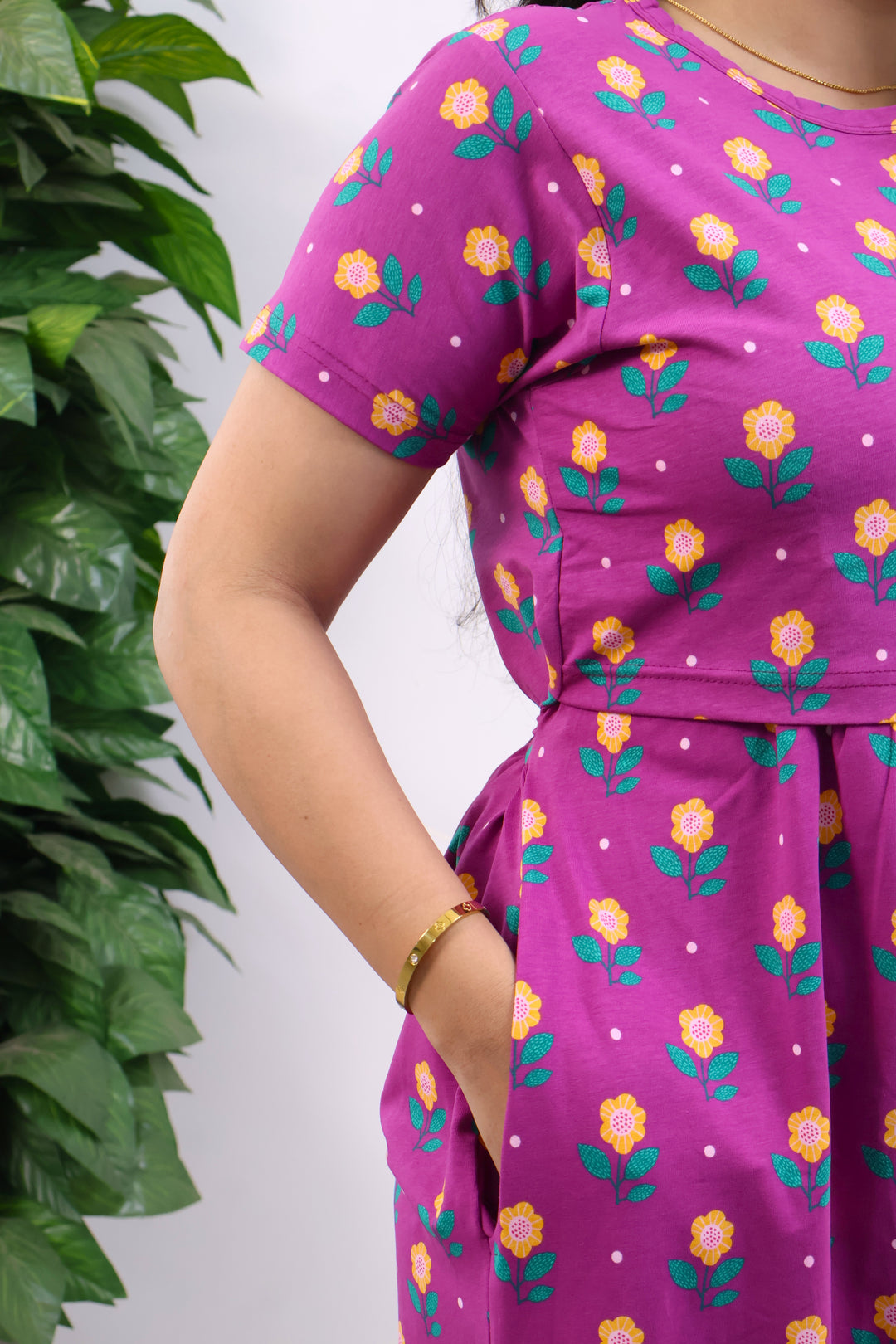 Delta SoftCotton Calf Length Maternity Loungewear