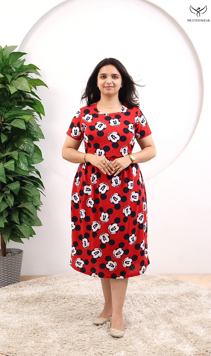 Jesse SoftCotton Calf Length Maternity Loungewear