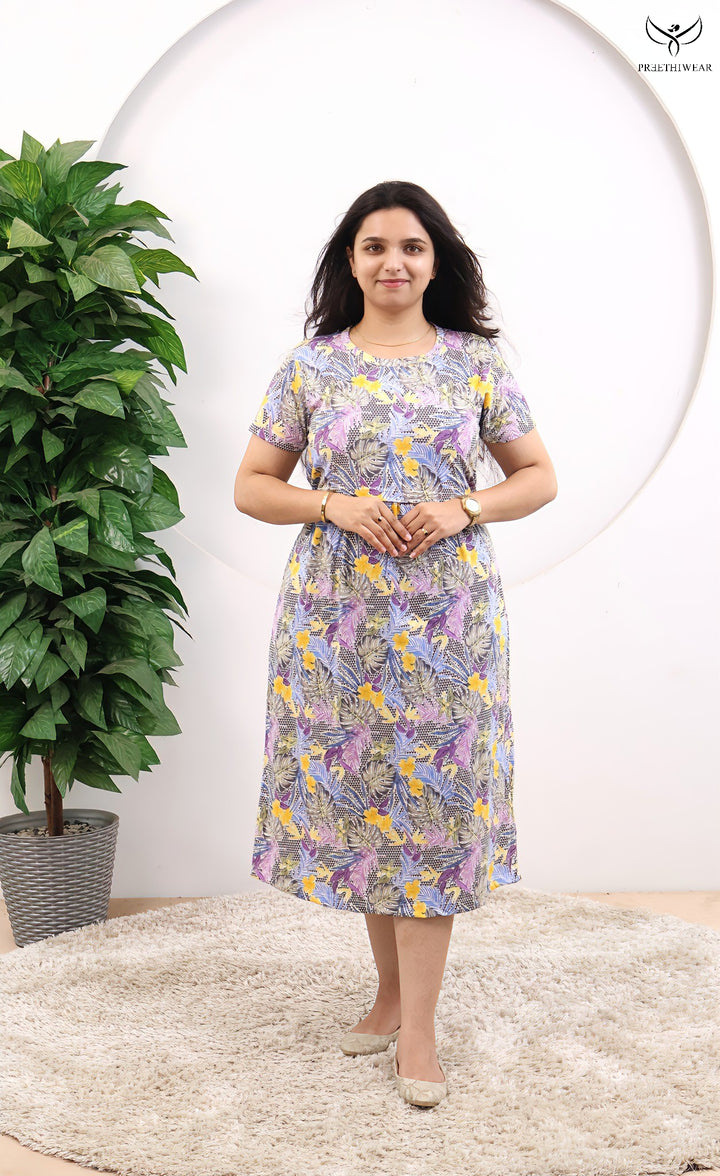 Myles SoftCotton Calf Length Maternity Loungewear