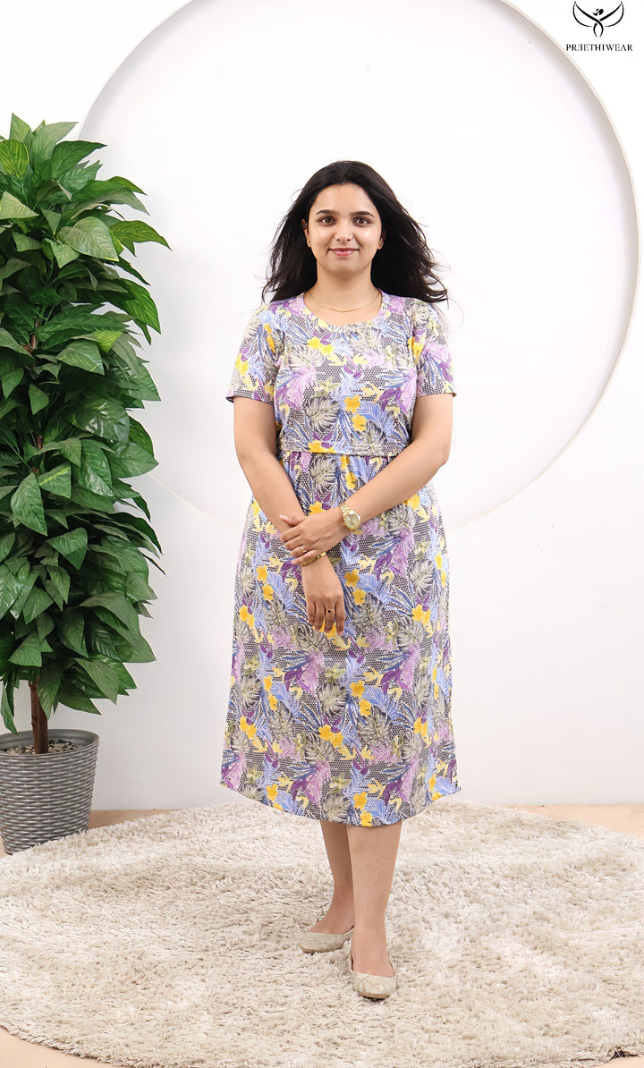 Myles SoftCotton Calf Length Maternity Loungewear