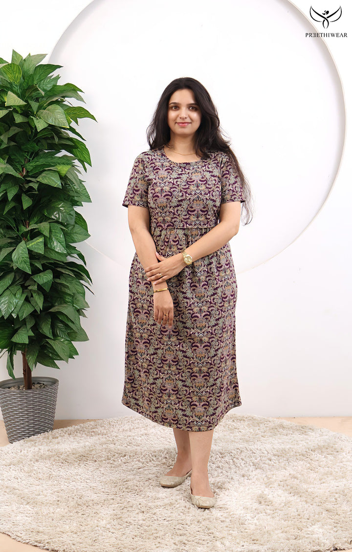 Isable SoftCotton Calf Length Maternity Loungewear