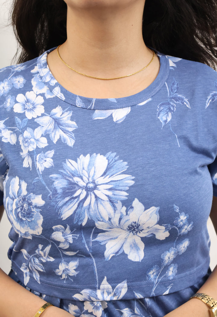 Layala SoftCotton Calf Length Maternity Loungewear