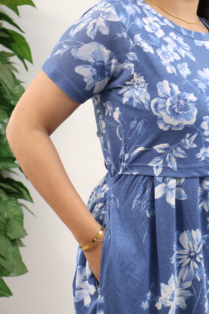 Layala SoftCotton Calf Length Maternity Loungewear