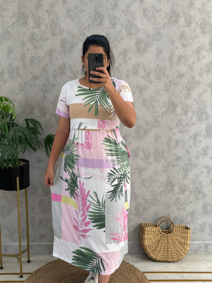 Meenu SoftCotton Full Length Maternity Loungewear