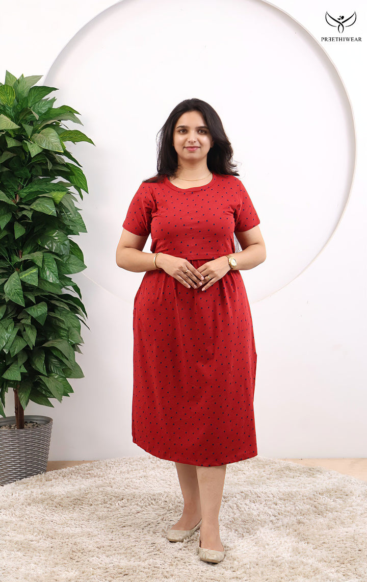 Lumi SoftCotton Calf Length Maternity Loungewear
