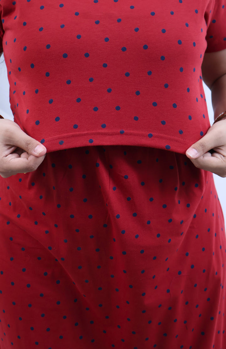 Lumi SoftCotton Calf Length Maternity Loungewear