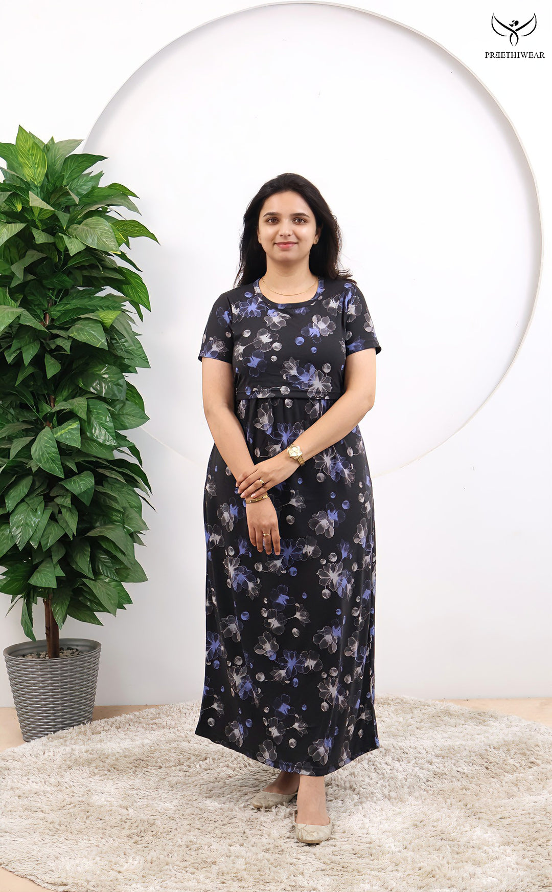 Varnika SoftCotton Full Length Maternity Loungewear