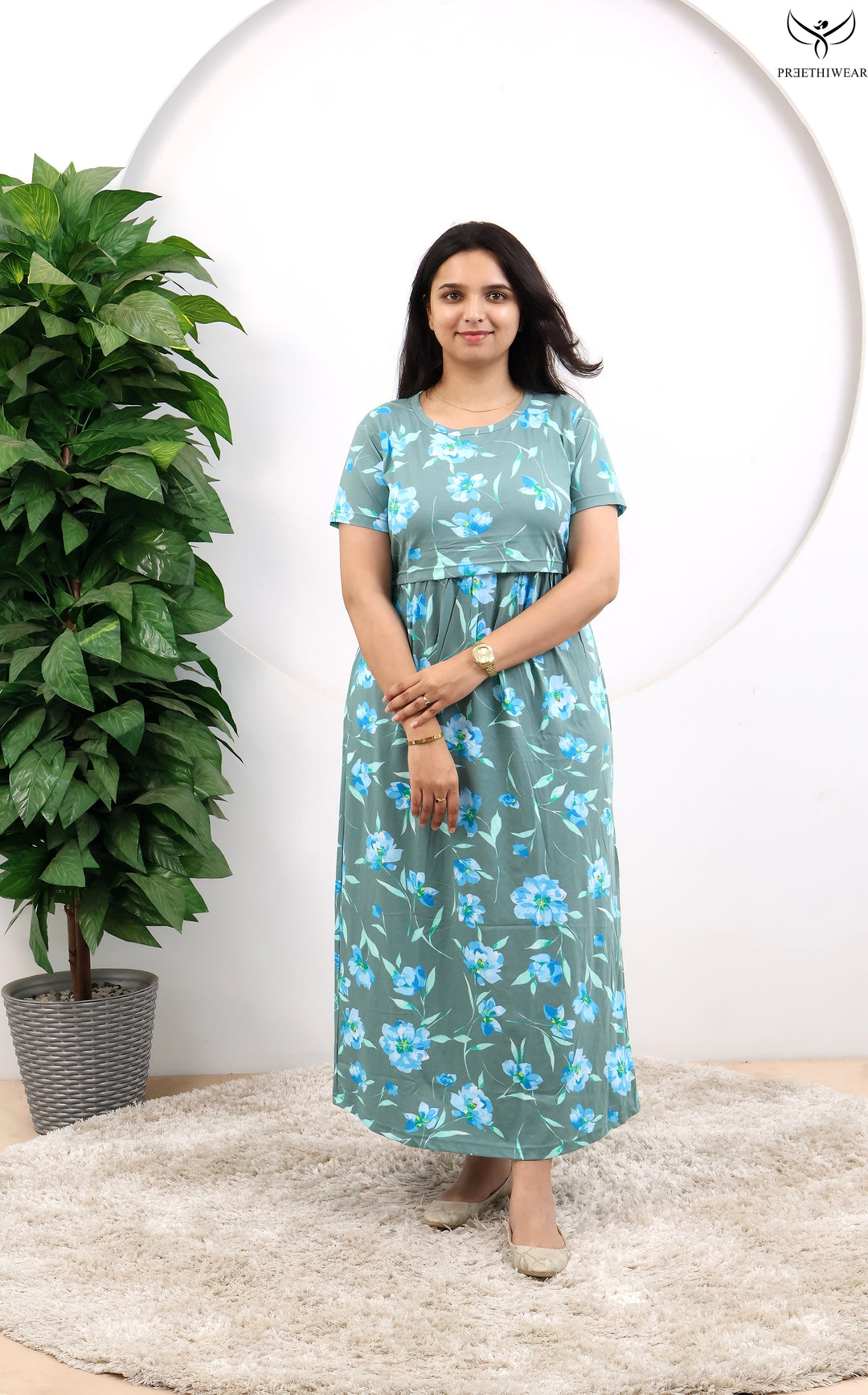 Josie Soft Cotton Full Length Maternity Loungewear