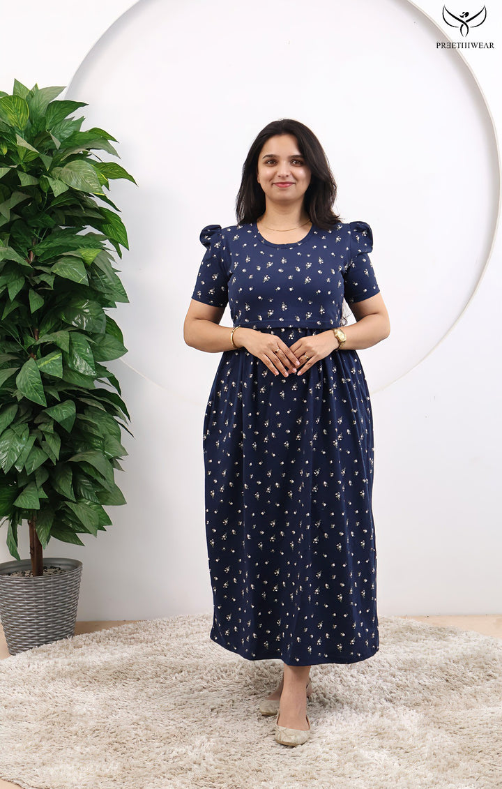 Nivrithi SoftCotton Full Length Maternity Loungewear